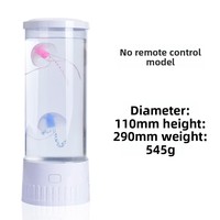 Vente chaude rêve méduse LED veilleuse créative couleur changeante Aquarium lave lampe télécommande plug-in pour salon