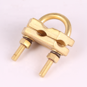 HUA DIAN 2020 Brass <strong>U</strong> Type Earth Rod <strong>Clamp</strong> - Product Image 3