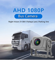 Caméra de recul AHD 1080P avec vision nocturne Starlight, objectif fisheye étanche IP67 pour camion, bus, voiture, assistance au stationnement