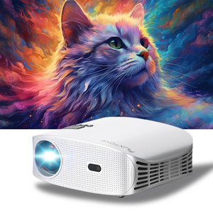 Máy chiếu di động thông minh D8W nâng cấp 20000 lumens, độ phân giải gốc 1080P Full HD, tương thích 4K, hệ điều hành Android, máy chiếu video rạp hát tại gia - Product Image 1