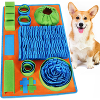 Tapis interactif pour chien : jouet de puzzle pour soulager l'ennui quotidien et stimuler la mentalité, durable, pour une alimentation lente et anti-anxiété
