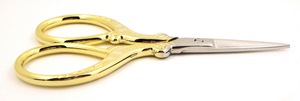 <span class=keywords><strong>Ciseaux</strong></span> à broder professionnels couleur or, pointe aiguë pour une coupe précise du tissu et du fil - Product Image 3