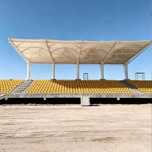 Estructura de Techo de Membrana Resistente a los Rayos UV, Cubierta para Gradas Deportivas de Gran Envergadura, Techo para Gradas Deportivas - Product Image 5