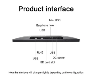 10 13.3 15.6 18.5 21.5 inch màn hình rk3568 2 + 16GB công nghiệp Tablet PC Android sử dụng trong nhà - Product Image 5