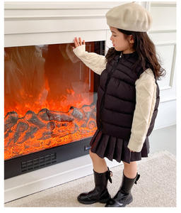 <span class=keywords><strong>Gilet</strong></span> en dentelle pour enfants printemps/hiver Veste en coton pour filles Veste chaude en coton rembourrée pour <span class=keywords><strong>gilet</strong></span> bébé fille - Product Image 2