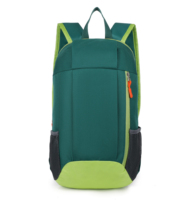 Sac à dos sportif personnalisé avec logo, coloré, petit format 10L, pour randonnée, cyclisme, gym, léger, bicolore, avec poche en mesh pour bouteille