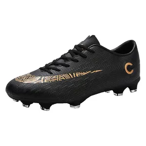 Hoge Kwaliteit Professionele Jeugd Voetbal Lange Spike Lage Enkel Sportschoenen Outdoor Cleat Boots Heren Sportschoenen