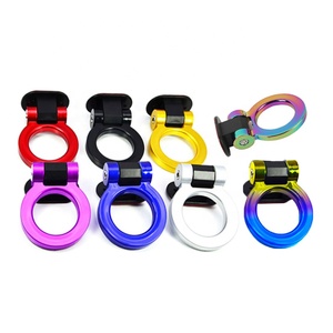 Multicolor ABS JDM <b>Dummy</b> Tow Hook Adjustable Traction Hook Universal Car Front Bumper Mod Decor Parts - Product Image 6