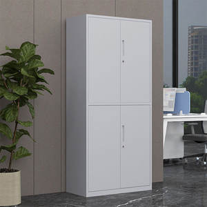 Armoire de rangement de bureau en acier moderne, design modulaire autoportant, grande capacité pour atelier, salon, bureau à domicile, hôpital - Product Image 1