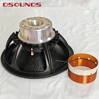 Haut-parleur de 18 pouces avec aimant néodyme, bobine de 6 pouces, 2000WRMS, subwoofer de 18 pouces de qualité professionnelle, haut-parleurs audio de qualité supérieure