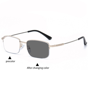 Montures de Lunettes Optiques Photochromiques Anti-Lumière Bleue Unisexe en Gros, en Titane - Product Image 3