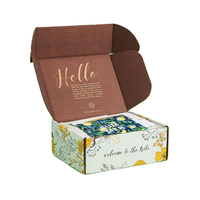 Boîte ondulé pour femme, design personnalisé de bonne qualité, boîte de livraison avec votre logo et impression à double face