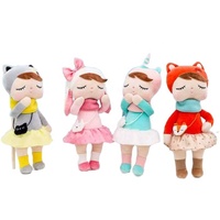 Poupée en peluche super douce brodée Angela Rabbit, princesse féerique en peluche, cadeaux pour filles
