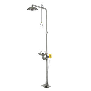 Ducha de seguridad de pie independiente con lavado de cara de Ojos de calidad <span class=keywords><strong>lavaojos</strong></span> de emergencia Estación de solución de lavado de ojos <span class=keywords><strong>Manual</strong></span> de protección de congelación vacío. - Product Image 5