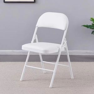 Kursi Lipat Pipa Logam Berlapis Kulit Hitam Murah Grosir JRY untuk Rumah, Taman, Kantor, Rapat, dan Acara - Product Image 6