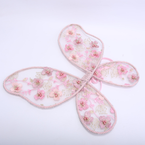 Alas de hada rosa y azul para vestir, alas transparentes brillantes, disfraz de Halloween de hada mariposa, alas de Ángel para niños y niñas - Product Image 5