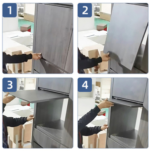 Hệ thống giấu phòng ngủ nhà bếp <span class=keywords><strong>Flipper</strong></span> nhiệm vụ nặng nề có thể điều chỉnh bóng mang ngăn kéo thép cán nguội Tủ Túi cửa trượt - Product Image 4