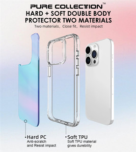 Funda Magnética Rígida con Protección Trasera para <span class=keywords><strong>iPhone</strong></span> 15 <span class=keywords><strong>Pro</strong></span>, 16E, 15, 11, 12, 13 Mini, 14+, 17 <span class=keywords><strong>Pro</strong></span> Max, Air Plus - Product Image 3