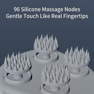 <span class=keywords><strong>Masseur</strong></span> de <span class=keywords><strong>tête</strong></span> électrique portable USB étanche pour soulager le stress, 6 techniques de pétrissage, utilisation humide/sèche, pour la maison et les soins capillaires - Product Image 2