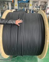 Kabel Serat Optik Luar Ruangan PUNAIS Harga Pabrik GYXTW GYTS GYTA GYFTY ADSS Berlapis Hitam dengan Penguatan Benang Aramid Bersertifikasi CE