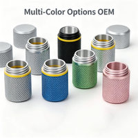 Boîte de rangement ronde pour flacons, en PETG écologique, 3 ml, vente en gros, OEM, haute qualité, sans BPA, étui d'échantillons en PETG pour mini batterie modèle