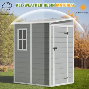 <span class=keywords><strong>Abri</strong></span> portable horizontal <span class=keywords><strong>en</strong></span> <span class=keywords><strong>plastique</strong></span> pour le stockage extérieur au meilleur prix - Product Image 6