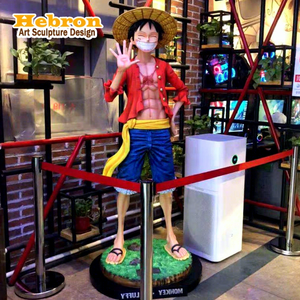 Nouvelle figurine tendance Monkey D <span class=keywords><strong>Luffy</strong></span>, figurine <span class=keywords><strong>Luffy</strong></span> <span class=keywords><strong>souriant</strong></span>, modèle en résine, jouet pour cadeaux - Product Image 1