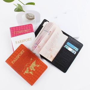 Factory Wholesale Custom PU <b>Leather</b> Travel <b>Passport</b> Holder <b>Cover</b> Card Holders - Product Image 3