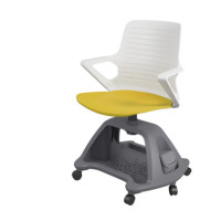 Chaise d'école et de réunion économique pour étudiants avec tablette d'écriture et chaises de type nœud pour étudiants universitaires