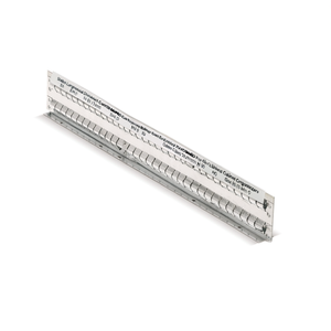Fami Slotted Longitudinal Dividers Front Height 75 Mm Eh 54 Dim Mm D 914 H 50 Galvanized Cabinet Organizers - Product Image 3