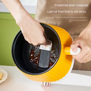 Nueva sartén eléctrica pequeña multifunción, todo en uno, estofado hirviendo y olla para cocinar fideos para estudiantes y residentes de dormitorios - Product Image 3