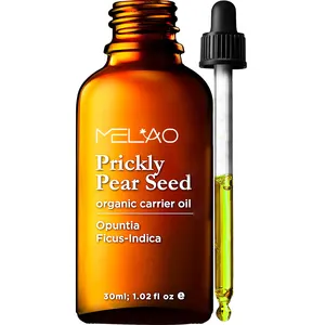 Custom logo prickly pear oil Private Label Natural Organic Skin Whitening moisturizing Acne Face prickly pear seeds oil