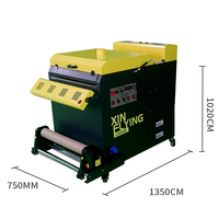 Printer DTF 60cm A1 dengan Shaker Dual Head Xp600/i3200 24 inci, Bersertifikat CE untuk Pakaian, Tersedia di Gudang USA