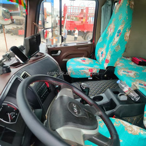 Camión <span class=keywords><strong>de</strong></span> Carga con Plataforma JAC K5 6X2 Rojo Usado, 270-300HP Diésel Euro2, Camión con Barandas para Transporte <span class=keywords><strong>de</strong></span> Ganado, Frutas, Verduras y Logística - Product Image 6