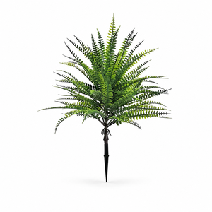 Plante artificielle de fougère de Boston de 21 pouces, résistante aux UV, fausse feuille de persan, verdure décorative pour intérieur, extérieur, jardin, bureau, vente en gros - Product Image 2
