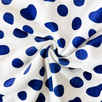 Tissu en velours doux imprimé de dessins animés, 100% polyester, tissu en fourrure polaire Velboa
