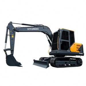 รถขุดขนาดเล็ก Hyundai HX80G แบบตีนตะขาบ พร้อมเครื่องยนต์ Weichai มอเตอร์และปั๊มประสิทธิภาพสูง สำหรับงานก่อสร้างและเกษตรกรรม - Product Image 1