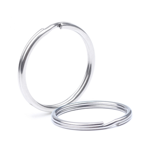 Khóa móc chìa khóa bằng thép không gỉ 304, hình tròn dẹt, kích thước 12mm - 38mm - Product Image 4