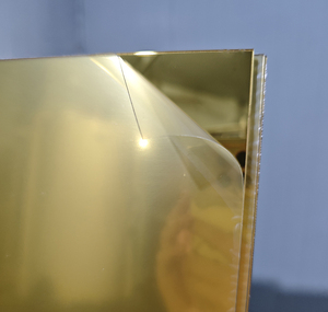 Vàng Bạc gương acrylic tấm cắt laser linh hoạt Acrylic gương trong nhà máy tùy chỉnh một chiều hai chiều Acrylic gương - Product Image 2