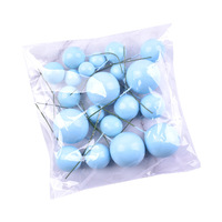 Décorations de gâteaux : Boules dorées et argentées, ornements colorés style macaron en matériau bulle, style classique pour fêtes d'anniversaire