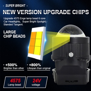 3.0 Inch Bi <b>LED</b> Fog Lamp Driving <b>Light</b> Yellow White Low High Beam 45W <b>Led</b> <b>Projector</b> Fog <b>Lights</b> Retrofit Fog <b>Lights</b> - Product Image 6