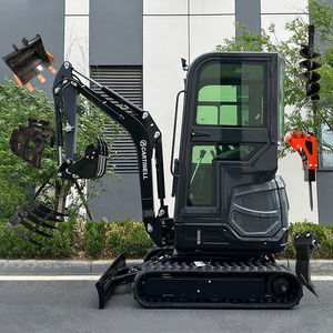 Mini-excavatrice à moteur 1,2T 1,8T, petite pelle sur chenilles avec pince, 5 CE EPA, pour jardin, ferme, maison, livraison gratuite - Product Image 1