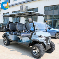 Voiturette de golf électrique Robetaa Club 6 places personnalisée et confortable, batterie lithium 72V, à vendre, fabricant chinois