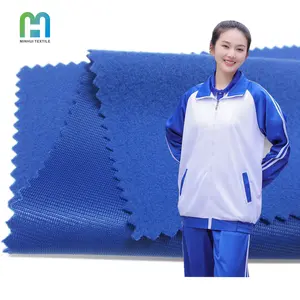 Kinh nghiệm xuất khẩu toàn cầu chải vải tricot theo dõi phù hợp với siêu poly công nhân mặc đồng phục trường nhà sản xuất vải