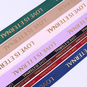 Wholesale Gold-Embossed Ribbed <strong>Ribbon</strong> Spool for Fresh Flower Cake Packaging Decoration Florist Bouquets DIY Material <strong>Ribbon</strong> - Product Image 3