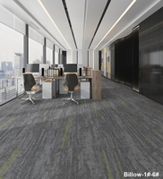 Nouveau produit 2026 Fournisseur d'usine Plencolor Dalles de moquette en nylon à boucles de luxe pour la maison, carrées grises avec support en PE