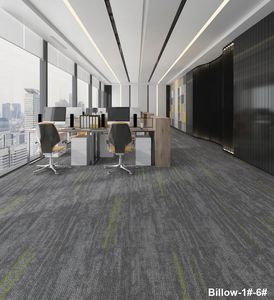 2023 nouveau produit fournisseur d'usine de tapis en Nylon plénolor carrelage de luxe pour la maison <span class=keywords><strong>boucle</strong></span> Pile noir carré PE support de tapis carreaux - Product Image 3