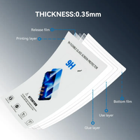 9H NANO Film de verre PET Film protecteur d'écran 120*180MM Adhésif PET Revêtement Film de protection anti-déflagrant pour Machine de découpe