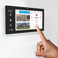 Tableta de pared Poe, funciona con Windows 10, Poe, 7 pulgadas, Android, 5 pulgadas, pantalla táctil, Poe