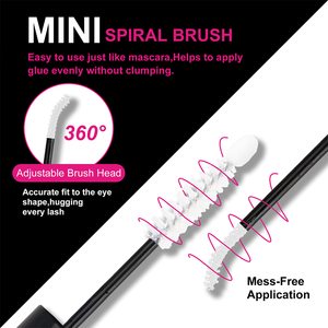 Colla adesiva per ciglia a grappolo bianco etichetta privata 2 in 1 tenuta forte OEM colla a grappolo a lunga durata - Product Image 4